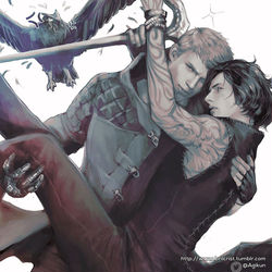 This is a pixiv picture whose title is Nero + V.