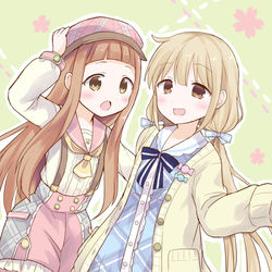 This is a pixiv picture whose title is 杏＆仁奈.