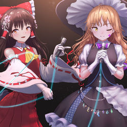 This is a pixiv picture whose title is duo.