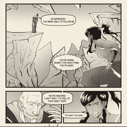 This is a pixiv picture whose title is Korra bodyswap.