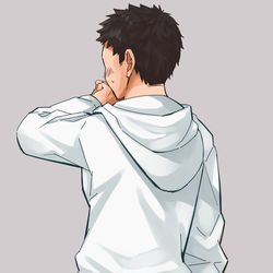 This is a pixiv picture whose title is 尻チラ.