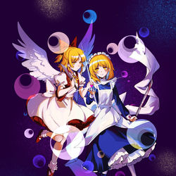 This is a pixiv picture whose title is 世界が終わるまで.
