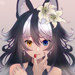 This is a pixiv picture whose title is オオカミ先生.