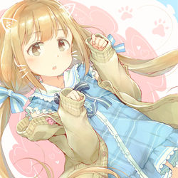 This is a pixiv picture whose title is 双葉杏（営業モード）.
