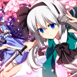 This is a pixiv picture whose title is ゆゆみょんデュエット！.
