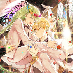 This is a pixiv picture whose title is 【5/3 スパコミ】光の教会【FGO】.