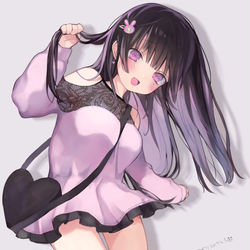 This is a pixiv picture whose title is 清楚風🖤.