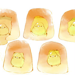 This is a pixiv picture whose title is ミニクリームパン.