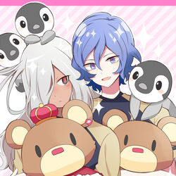 This is a pixiv picture whose title is 【4月20日青プ25新刊】水灰本.