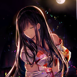 This is a pixiv picture whose title is 蓬莱山輝夜.