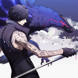 This is a pixiv picture whose title is V.