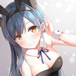 This is a pixiv picture whose title is バニーガール娘.
