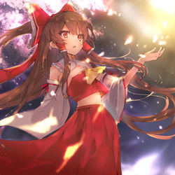 This is a pixiv picture whose title is 【特別賞】月下春奏.