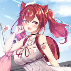 This is a pixiv picture whose title is I-19 - Azur Lane.