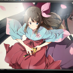 This is a pixiv picture whose title is 新サクラ大戦.