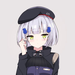 This is a pixiv picture whose title is HK416.