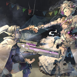 This is a pixiv picture whose title is party is over.