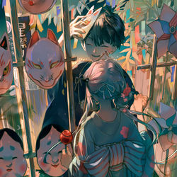 This is a pixiv picture whose title is 星祭り.