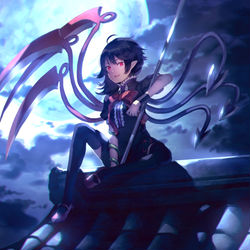 This is a pixiv picture whose title is 正体不明の幻想キメラ.