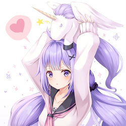 This is a pixiv picture whose title is ユニコーン.