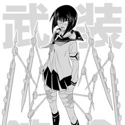 This is a pixiv picture whose title is 処刑鎌の武装錬金.