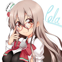 This is a pixiv picture whose title is 伊達眼鏡ポーラ.