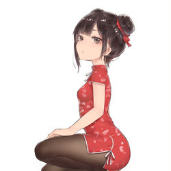 This is a pixiv picture whose title is 旗袍.
