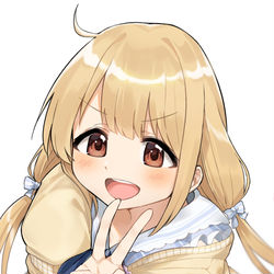 This is a pixiv picture whose title is V.