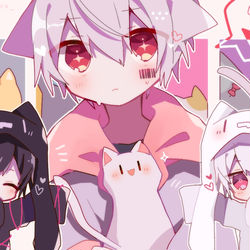 This is a pixiv picture whose title is すーぱーぬこになれんかった.