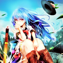 This is a pixiv picture whose title is 比那名居天子.