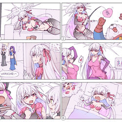 This is a pixiv picture whose title is 迦勒底Beast日常.