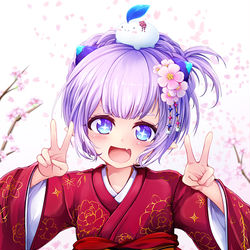 This is a pixiv picture whose title is 桜と.