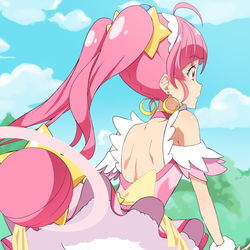 This is a pixiv picture whose title is キュアスター.