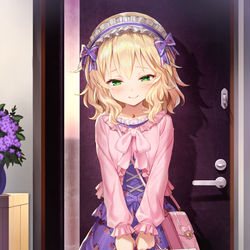 This is a pixiv picture whose title is 通い桃華.