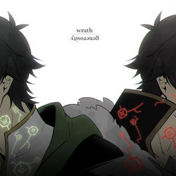 This is a pixiv picture whose title is 盾と盾.