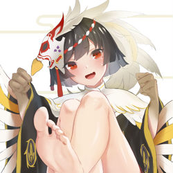 This is a pixiv picture whose title is 以津真天 落書き.