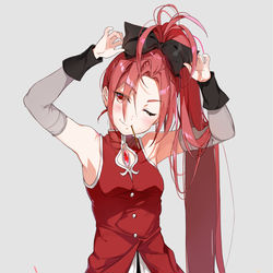 This is a pixiv picture whose title is 杏子.