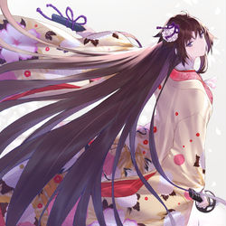 This is a pixiv picture whose title is 境界.