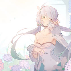 This is a pixiv picture whose title is 春迎え.