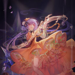 This is a pixiv picture whose title is 星降る唄.