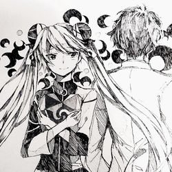 This is a pixiv picture whose title is あなたのかわりに私が歌い続けるよ。.