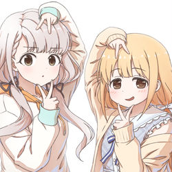 This is a pixiv picture whose title is 凪と杏.