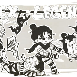 This is a pixiv picture whose title is 【Apex】Twitterまとめ②.
