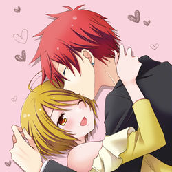 This is a pixiv picture whose title is 【レイフレ20新刊】ハリほま本サンプル.