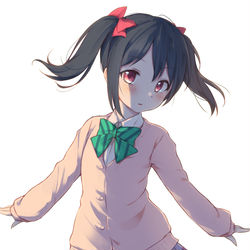 This is a pixiv picture whose title is にこちゃん.