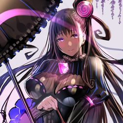 This is a pixiv picture whose title is 紫式部.