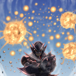 This is a pixiv picture whose title is 【PFLS】血潮なき闘争【狂乱と破壊の戦い】.