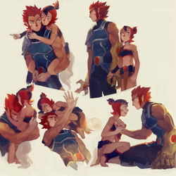 This is a pixiv picture whose title is thundercats.