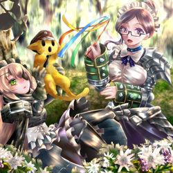 This is a pixiv picture whose title is 金柑奇譚.