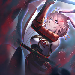 This is a pixiv picture whose title is 真炎幸魂.